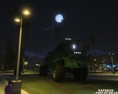 Monster con Carrocería de tren de GTA 5 Mod Porteado de GTA 5 Reemplaza a cualquier monster COMPATIBLE CON EL DUMPER, Colores primario y secundario intercambiables en carrocería, chasis y rines, con Luces adaptadas